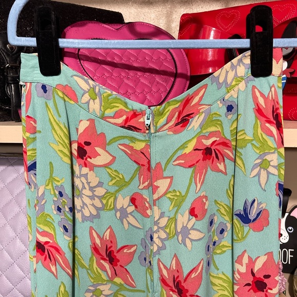 VTG Betsey Johnson Floral Vibrant Pants - Picture 3 of 5